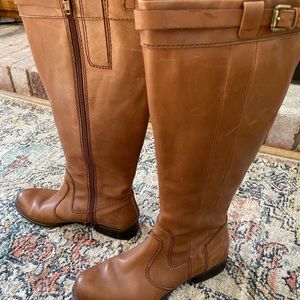 Naturalizer Leather Josephine Tall wide calf riding boots size 6.5